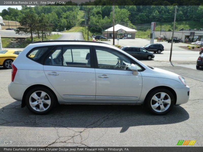 Fine Silver / Gray 2008 Kia Rondo LX V6
