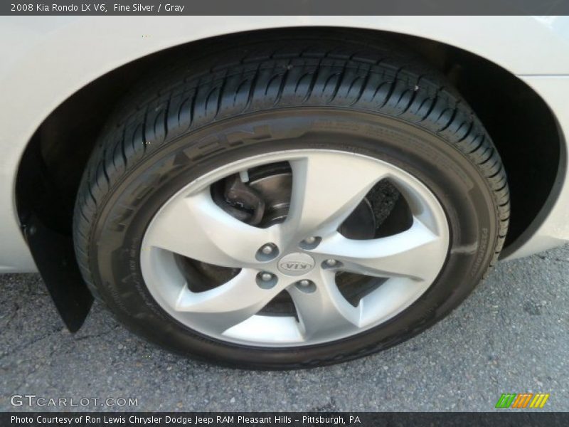Fine Silver / Gray 2008 Kia Rondo LX V6