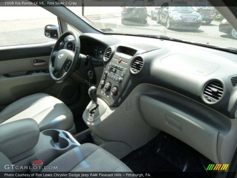 Fine Silver / Gray 2008 Kia Rondo LX V6
