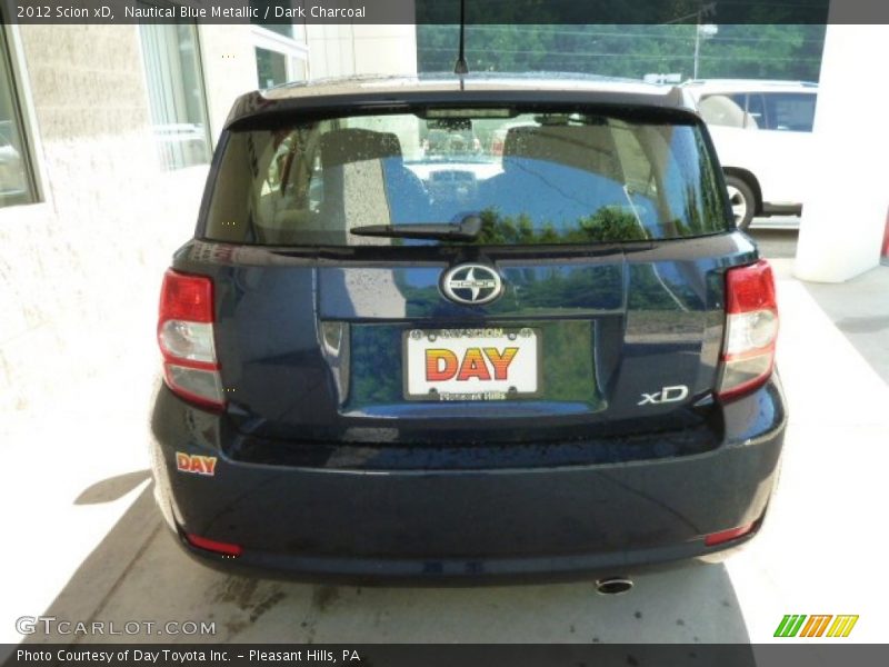 Nautical Blue Metallic / Dark Charcoal 2012 Scion xD