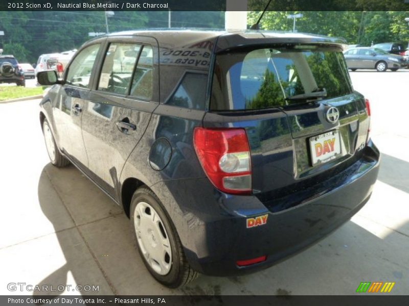 Nautical Blue Metallic / Dark Charcoal 2012 Scion xD