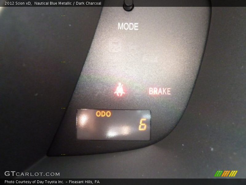 Nautical Blue Metallic / Dark Charcoal 2012 Scion xD