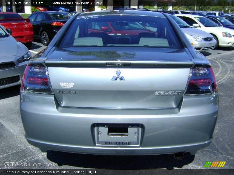 Satin Mesai Gray Pearl / Gray 2008 Mitsubishi Galant ES