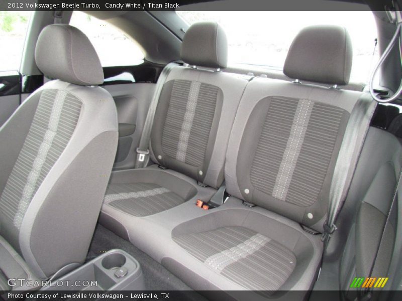 Rear Seat of 2012 Beetle Turbo