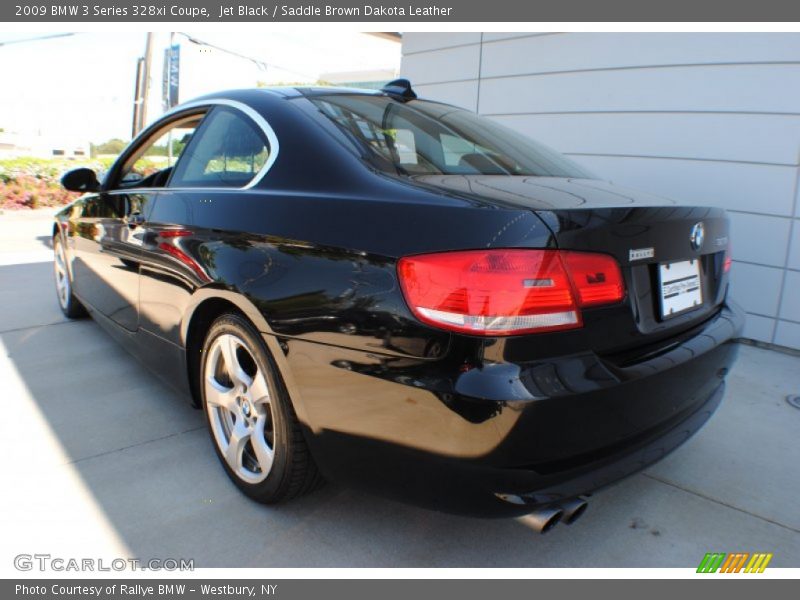 Jet Black / Saddle Brown Dakota Leather 2009 BMW 3 Series 328xi Coupe