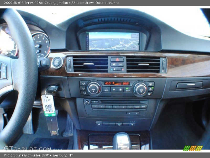Jet Black / Saddle Brown Dakota Leather 2009 BMW 3 Series 328xi Coupe