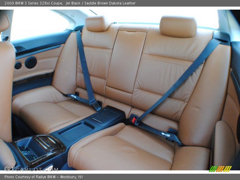 Jet Black / Saddle Brown Dakota Leather 2009 BMW 3 Series 328xi Coupe