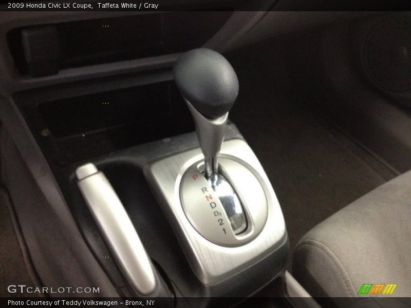 Taffeta White / Gray 2009 Honda Civic LX Coupe