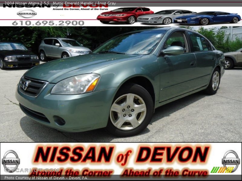 Mystic Emerald Metallic / Frost Gray 2004 Nissan Altima 2.5 S