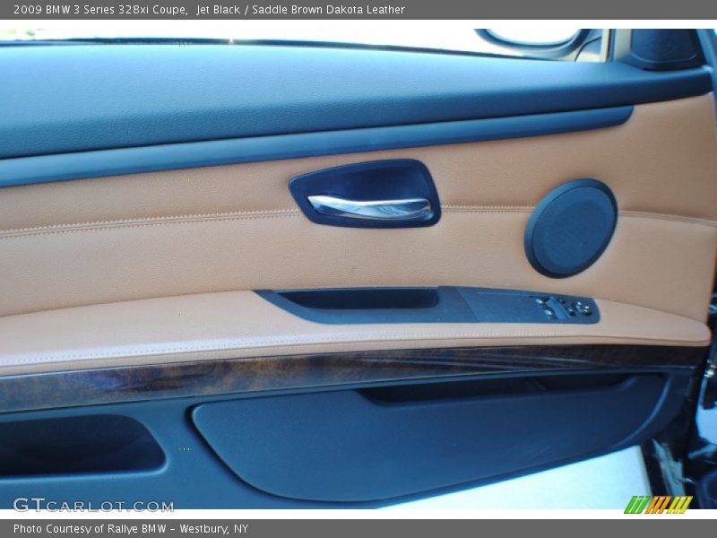 Jet Black / Saddle Brown Dakota Leather 2009 BMW 3 Series 328xi Coupe