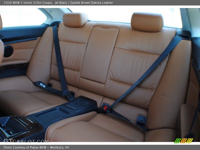 Jet Black / Saddle Brown Dakota Leather 2009 BMW 3 Series 328xi Coupe