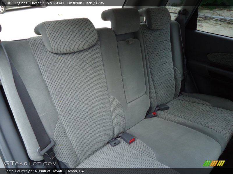 Obsidian Black / Gray 2005 Hyundai Tucson GLS V6 4WD