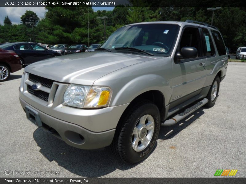 Silver Birch Metallic / Graphite 2002 Ford Explorer Sport 4x4