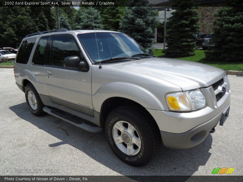 Silver Birch Metallic / Graphite 2002 Ford Explorer Sport 4x4