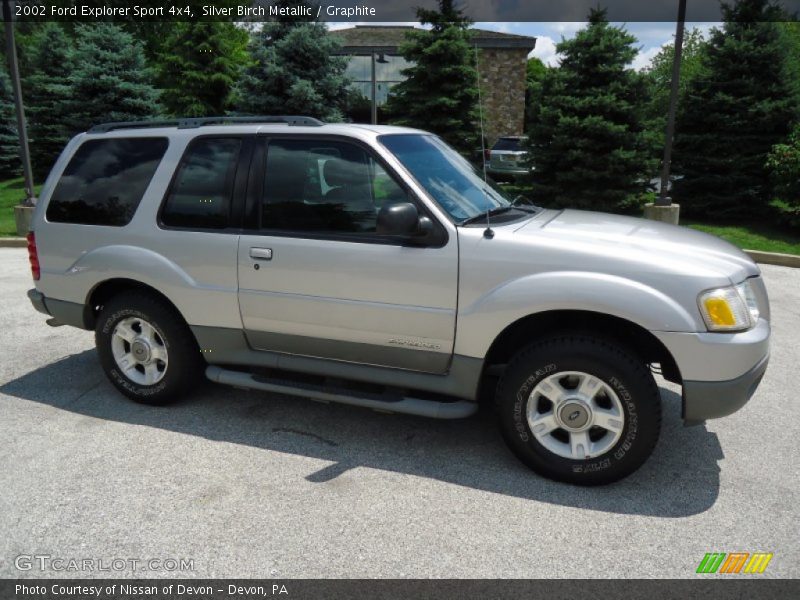 Silver Birch Metallic / Graphite 2002 Ford Explorer Sport 4x4