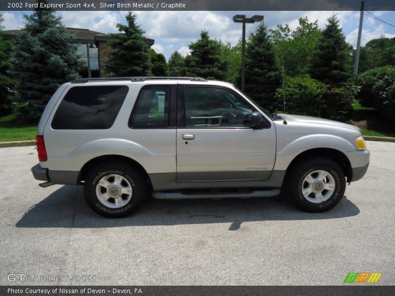 Silver Birch Metallic / Graphite 2002 Ford Explorer Sport 4x4