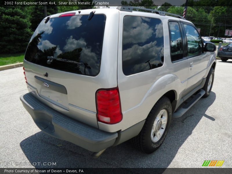 Silver Birch Metallic / Graphite 2002 Ford Explorer Sport 4x4