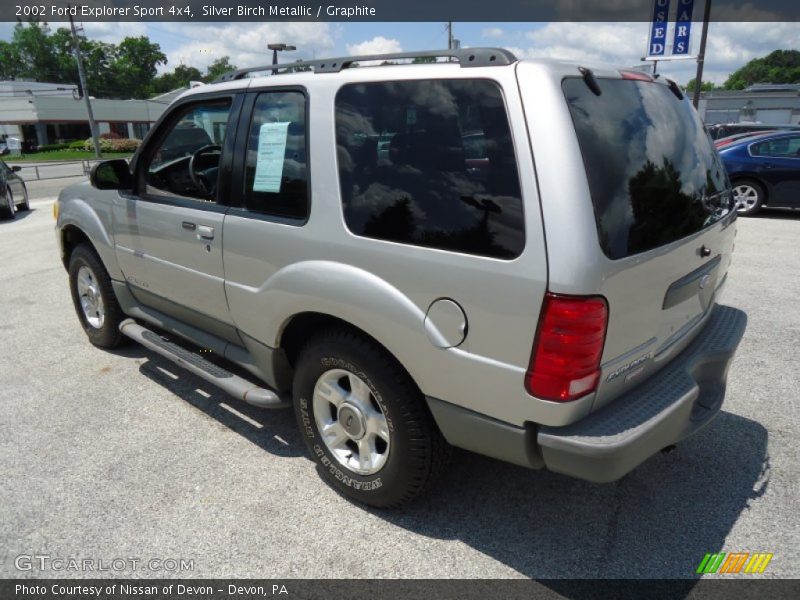 Silver Birch Metallic / Graphite 2002 Ford Explorer Sport 4x4
