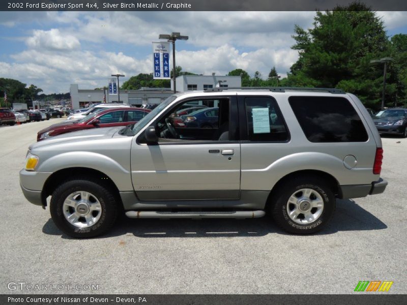 Silver Birch Metallic / Graphite 2002 Ford Explorer Sport 4x4