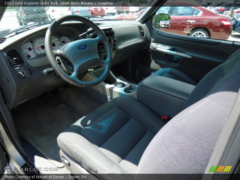 Silver Birch Metallic / Graphite 2002 Ford Explorer Sport 4x4