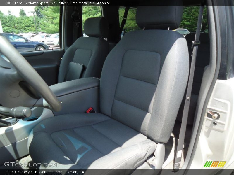 Silver Birch Metallic / Graphite 2002 Ford Explorer Sport 4x4