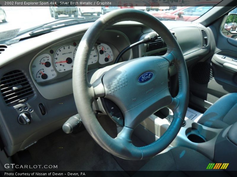 Silver Birch Metallic / Graphite 2002 Ford Explorer Sport 4x4