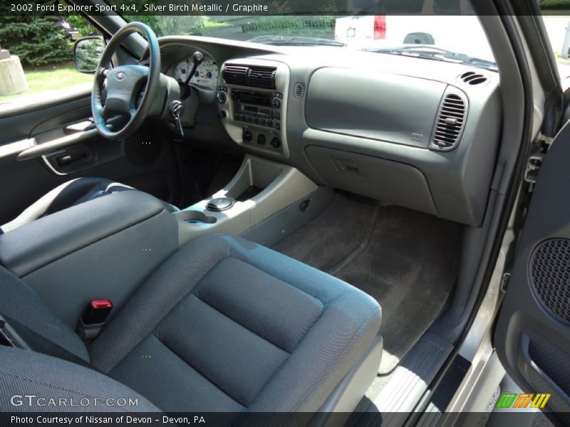 Silver Birch Metallic / Graphite 2002 Ford Explorer Sport 4x4