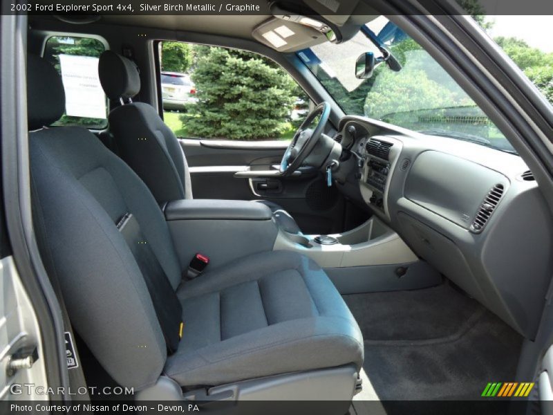 Silver Birch Metallic / Graphite 2002 Ford Explorer Sport 4x4