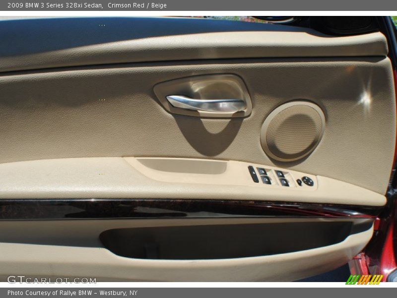 Crimson Red / Beige 2009 BMW 3 Series 328xi Sedan