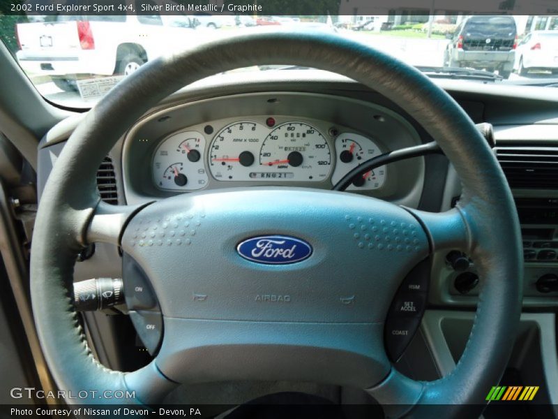Silver Birch Metallic / Graphite 2002 Ford Explorer Sport 4x4