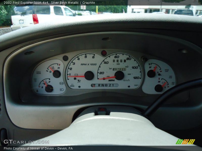 Silver Birch Metallic / Graphite 2002 Ford Explorer Sport 4x4