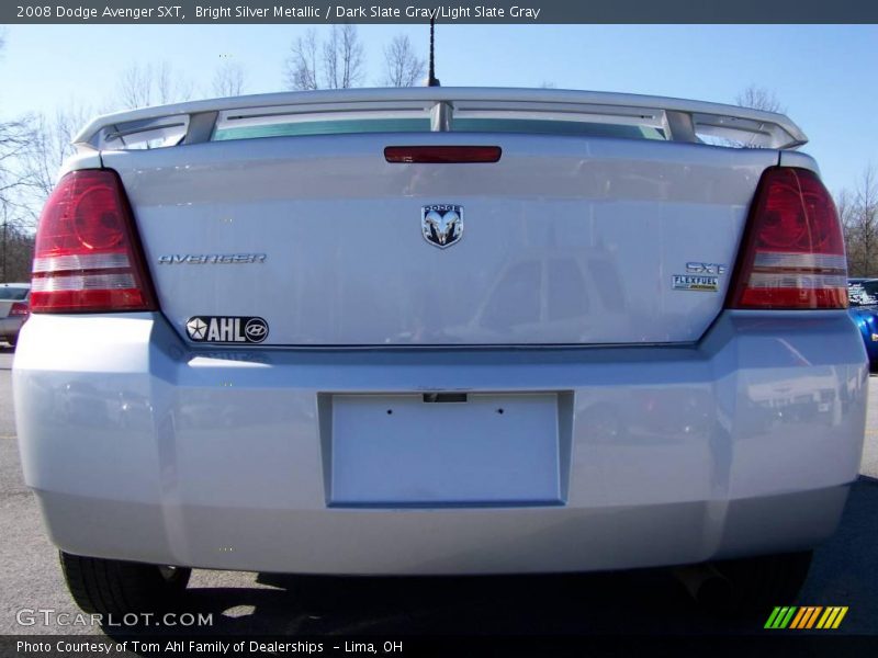 Bright Silver Metallic / Dark Slate Gray/Light Slate Gray 2008 Dodge Avenger SXT