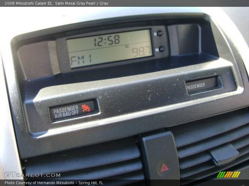 Satin Mesai Gray Pearl / Gray 2008 Mitsubishi Galant ES