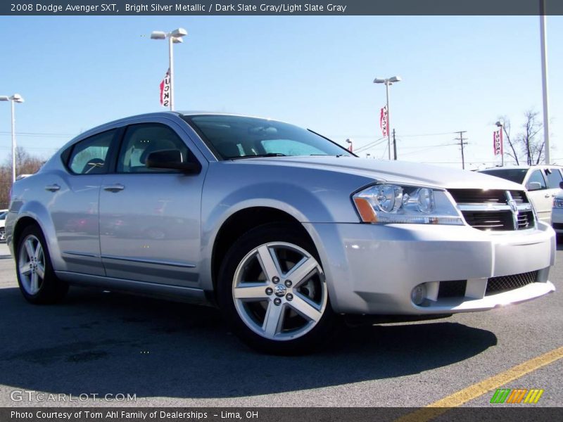 Bright Silver Metallic / Dark Slate Gray/Light Slate Gray 2008 Dodge Avenger SXT
