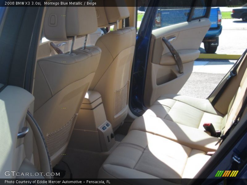 Montego Blue Metallic / Beige 2008 BMW X3 3.0si