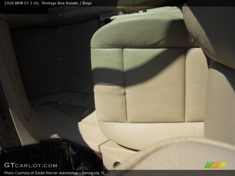 Montego Blue Metallic / Beige 2008 BMW X3 3.0si