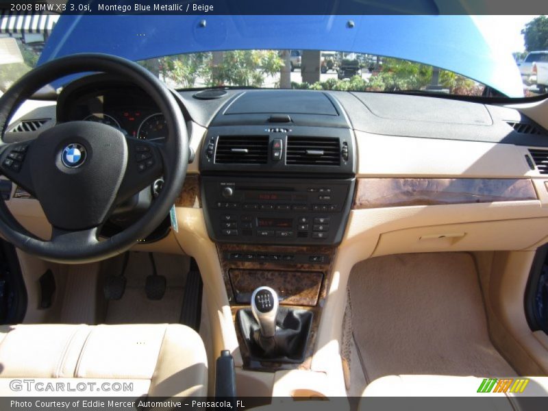 Montego Blue Metallic / Beige 2008 BMW X3 3.0si
