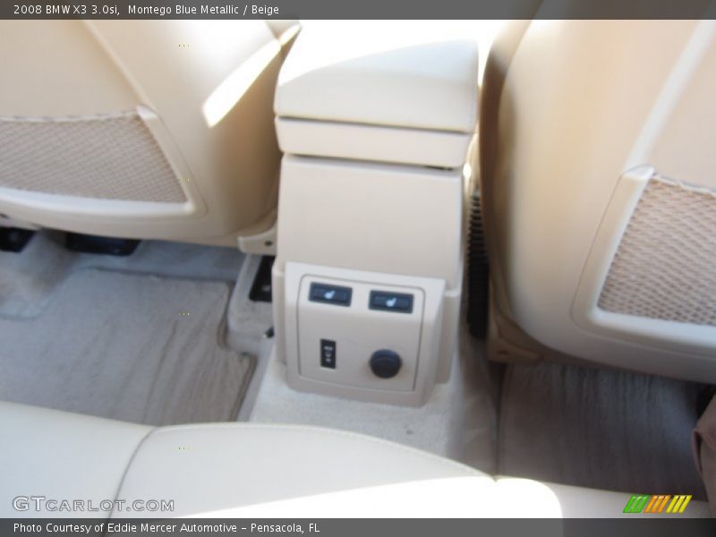 Montego Blue Metallic / Beige 2008 BMW X3 3.0si