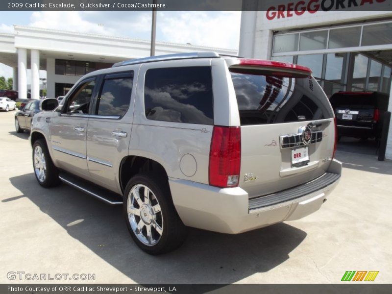 Quicksilver / Cocoa/Cashmere 2009 Cadillac Escalade