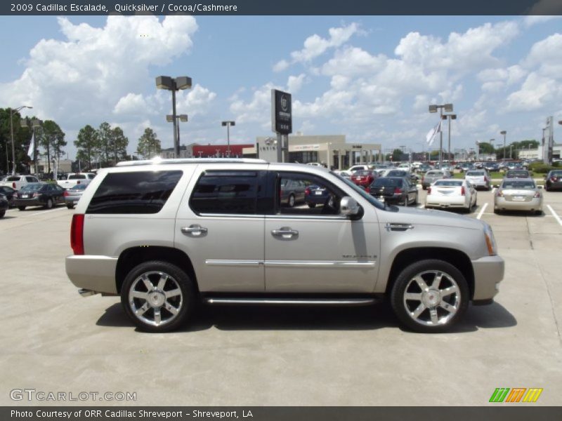 Quicksilver / Cocoa/Cashmere 2009 Cadillac Escalade