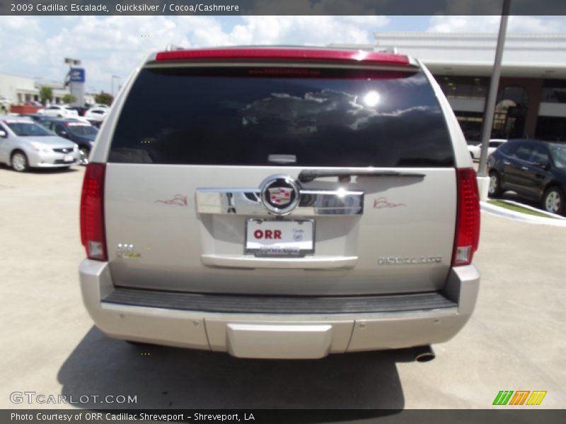 Quicksilver / Cocoa/Cashmere 2009 Cadillac Escalade