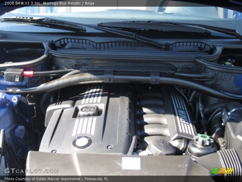 Montego Blue Metallic / Beige 2008 BMW X3 3.0si