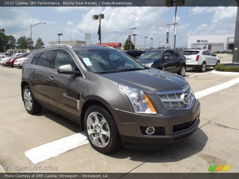 Mocha Steel Metallic / Shale/Brownstone 2012 Cadillac SRX Performance