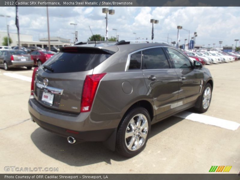 Mocha Steel Metallic / Shale/Brownstone 2012 Cadillac SRX Performance