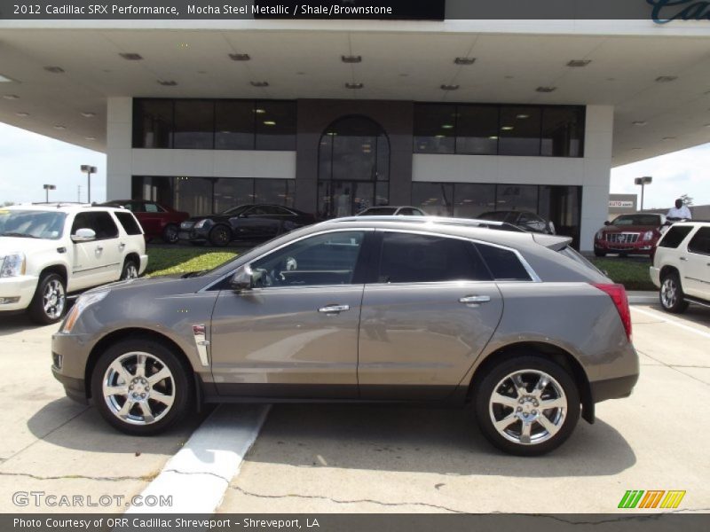 Mocha Steel Metallic / Shale/Brownstone 2012 Cadillac SRX Performance