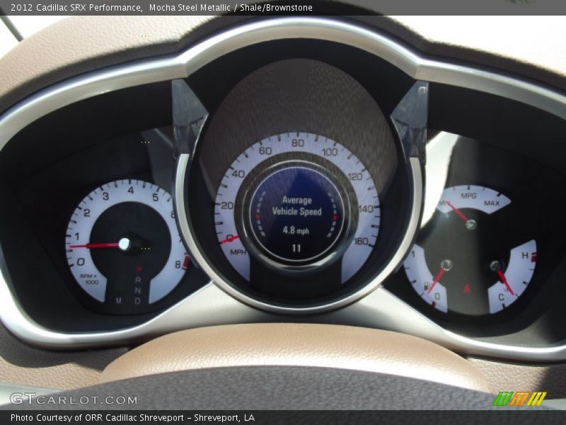 Mocha Steel Metallic / Shale/Brownstone 2012 Cadillac SRX Performance