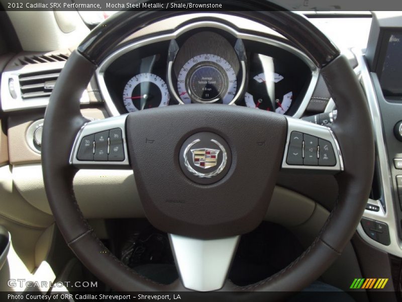 Mocha Steel Metallic / Shale/Brownstone 2012 Cadillac SRX Performance
