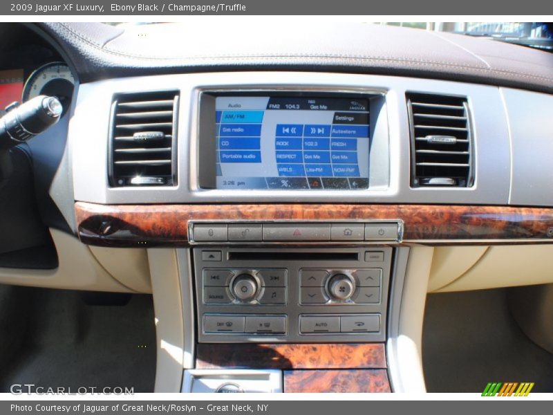Ebony Black / Champagne/Truffle 2009 Jaguar XF Luxury
