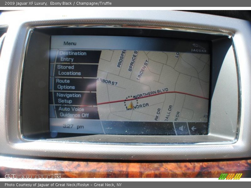 Ebony Black / Champagne/Truffle 2009 Jaguar XF Luxury