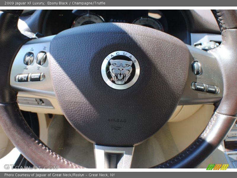Ebony Black / Champagne/Truffle 2009 Jaguar XF Luxury